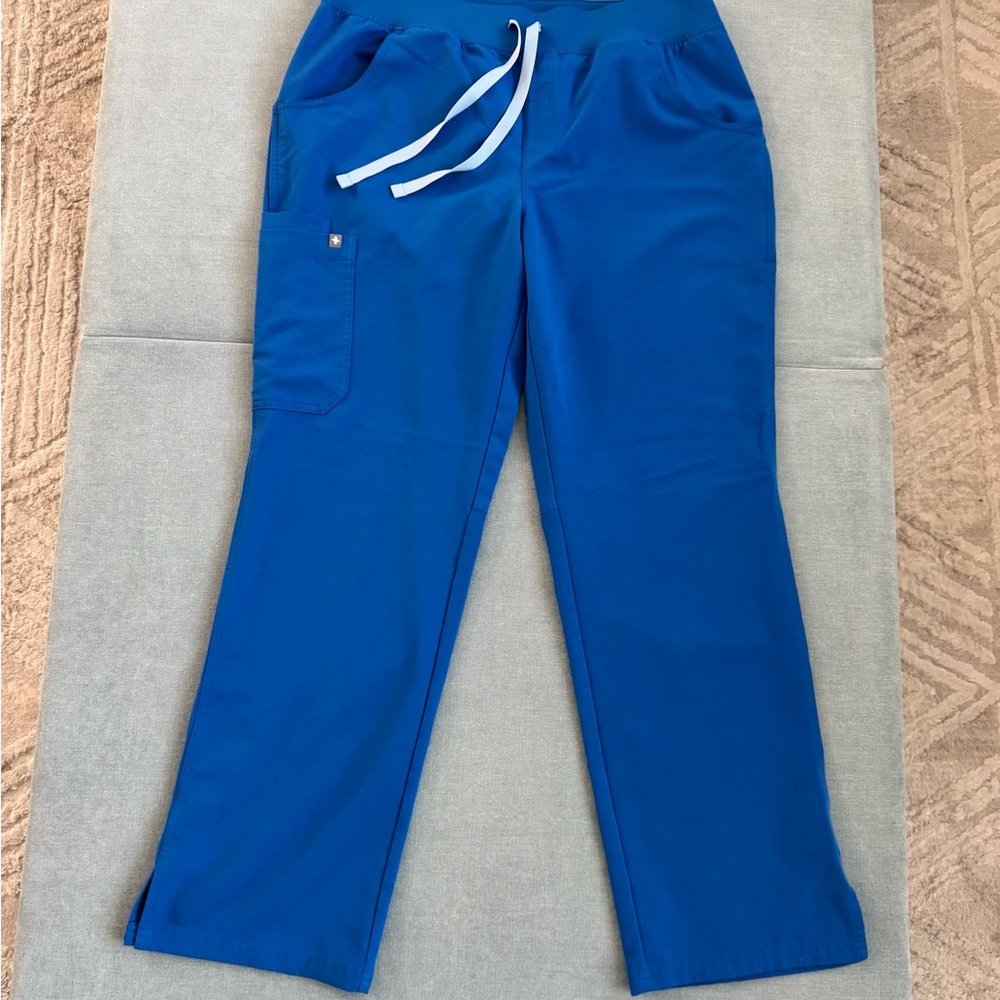 Figs Kade Cargo Scrub Pant- Royal Blue, Large